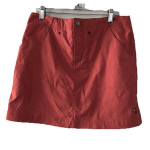 Isis Activewear Beachwear Skort Floral Burnt Orange Womens Sz 4 Activewear Golf